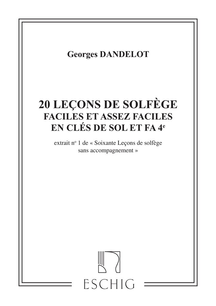 20 Lecons N 1 Sans Acc